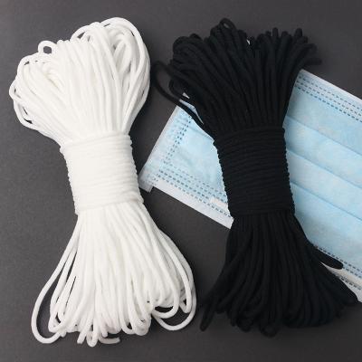 China CHUNGHUI Wholesale Elastic Strap Ear Rope 2.5MM Ear Loop Elastic Comfortable Soft Disposable Elastic Band For Face Mask for sale