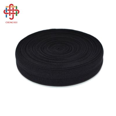 China CHUNGHUI 20mm Respiratory Black Frosted Soft Elastic/Soft Sharpening Elastic Tape Woven Underwear Tape For Clothing Sewing Pants for sale