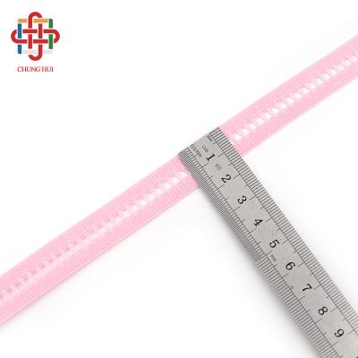 China Factory Direct Selling Cavity Elastic Lace Picot Edge Mesh Webbing Band for Underwear Sports Fitness Pants for sale