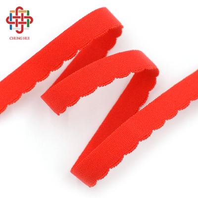 China Wholesale Custom Printed Satin Plush Bra Band Strap Shoulder Elastic 10mm Elastic Ties Bra Belt for sale