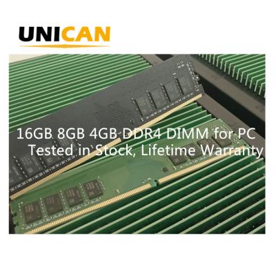 China Unican 4GB 8GB 16GB DDR4 2133MHz PC4-17000 Desktop CCE Undamped DIMM Longdimm RAM Memory Module No for sale