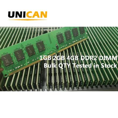 China Undamped CCE RAM Memory Undamped Non-CCE Unican Desktop Module 1GB 2GB 4GB DDR2 DIMM PC2-5300 667MHZ PC2-6400 800MHZ No for sale