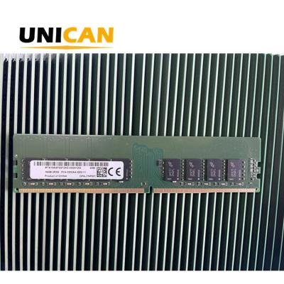 China Server UNICAN 16GB 2Rx8 3200 MHz PC4-25600 DDR4 Undamped CCE UDIMM Server Memory for sale