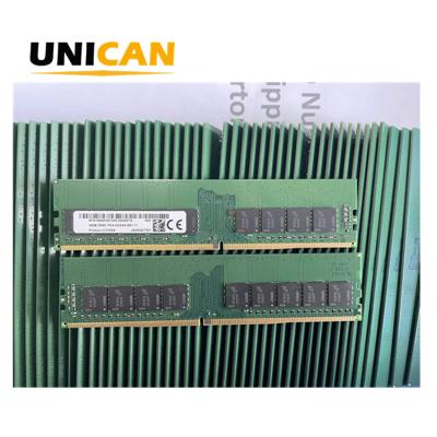 China UNICAN Server 32GB 2Rx8 3200 2933 2666 MHz DDR4 CCE UDIMM Undamped Server Memory for sale