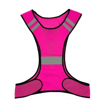 China LED FLASH Sports Reflective Vest Night Running Outdoor Reflective Clothing Reflective Vest for sale