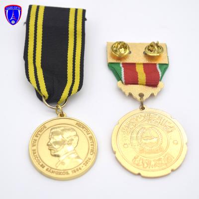 China Hot Sale Europe 3D Swing Award Design Zinc Alloy Metal Custom Military Medals for sale