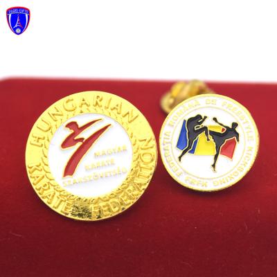 China Europe China factory custom cute soft enamel pins metal badges lapel pins Kuwait pin with cheap price for sale