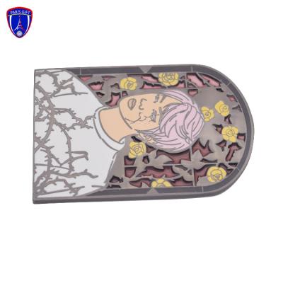 China Europe Custom Design Transparent Hard Enamel Badge Pin As Limited Edition for sale