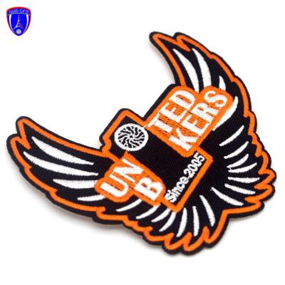 China 3D United Bikers Embroidered Badges Made Military Patches Embroidery Iron On Patch for sale