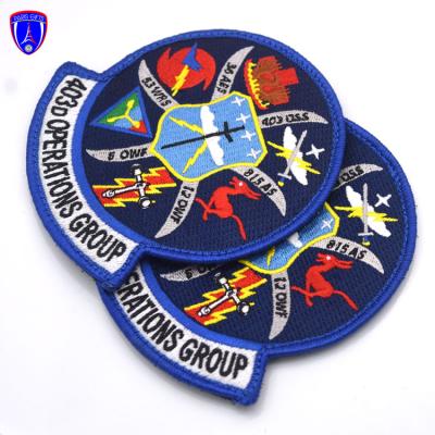 China 3D 403D Logo Iron On Operations Group Patch On Patches Patches Military Air Force Embroidered Insignia for sale