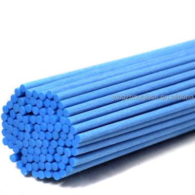 China Fiber Thatch Home Use Aroma 6mm Reed Fragrance Blue Fiber Sticks YZ-FS 1mm 2mm 3mm 4mm 5mm For Essential Oil Diffusers for sale