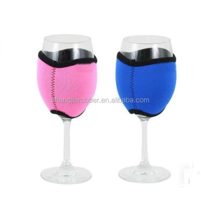 China Neoprene Hotel Bar Use Goblet Red Wine Glass Bottle Cup Insulator Waterproof Waterproof Bag for sale