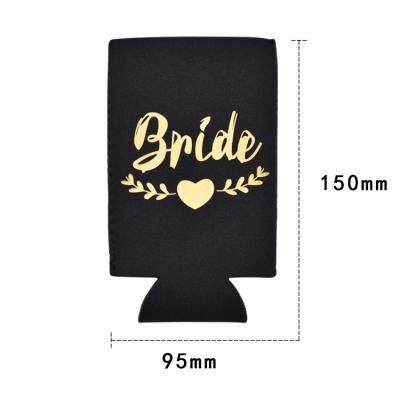 China Screen Printing Waterproof Custom Festival Venue Using Neoprene Insulation Bottle Coolie Waterproof Ultra-thin Ultra-Thin Tin Coolie Coolie Bottle for sale