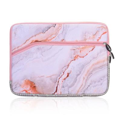 China Wholesale Waterproof 11-17inch Neoprene Laptop Sleeve Waterproof Cover With Small Pocket And Zipper For Carrying Mouse And Charger for sale