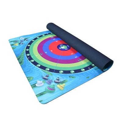 China High Quality Game Mat Gaming Mouse Pad Sublimation Logo Target Flight Darts Anti Slip Durable Custom Square for sale