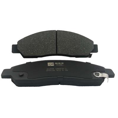 China Durable Semi-Metallic Front And Rear Wheel Disc Brake Pads For Cars for sale