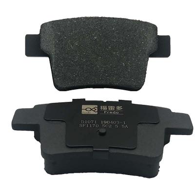 China Front Wheel Car Parts Premium Ceramic Brakepads Rear Brake Pads For BYD 1356392 PW891182 C2S52081 for sale