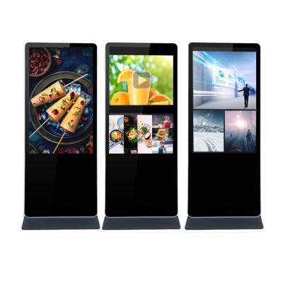 China 43 Inch Android Cloud-Server Floor Standing Digital Signage Camera With 1080p Camera for sale