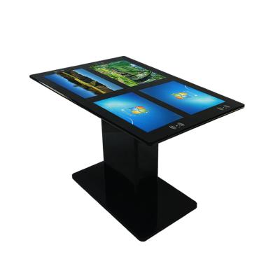 China Logo 21.5 Inch Android Interactive Smart Touch Table Wireless Charging Coffee Table for sale