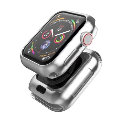 China Shockproof Cover For Apple Watch 4 40mm 44mm Plated Cover Device, For Apple Watch Series 4 44mm Case for sale