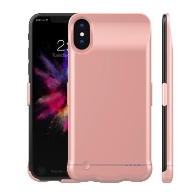 China Convenient Charging For IPhone XS Max Power Bank Case, Backup Portable 5000MAH Battery Case For IPhone XS Max And For IPhone XS for sale