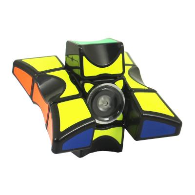 China Hand spinner and hand cube puzzle toy 1x3x3 finger magic cube stress release hand fidget spinner Antistress for sale