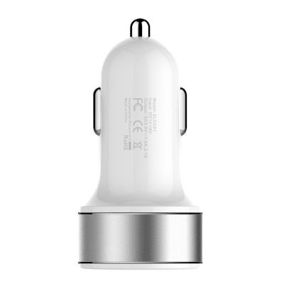 China Shock - proof Universal White black red usb car charger with Dual port for HTC , Motorola for sale