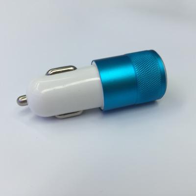 Cina Personalizzi adattatore universale del caricatore dell'automobile del usb dell'alluminio + dell'ABS il multi con 2 porti di usb in vendita