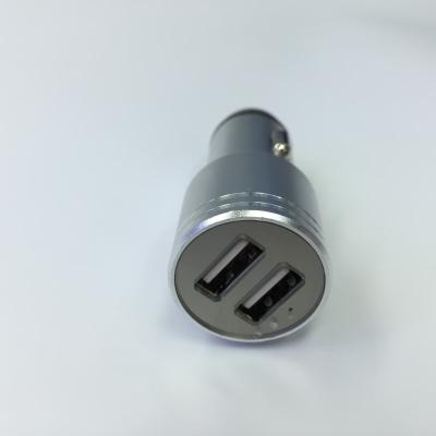 China Safety voltage 12V 24V Dual USB Car Cigarette Lighter Adapter Charger for  Samsung Galaxy for sale