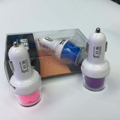 Cina La forma alla moda 3.1A di Rosa si raddoppia adattatore del caricatore dell'automobile di USB per il iPhone iPad2/3 iPod in vendita