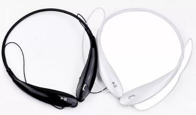 China ABS , PVC black / white Behind the neck stereo bluetooth headset For Running Cell Phone for sale