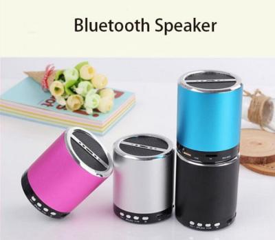 China Wireless Mini Bluetooth Speaker With USB Charger , Portable bluetooth round speaker for sale