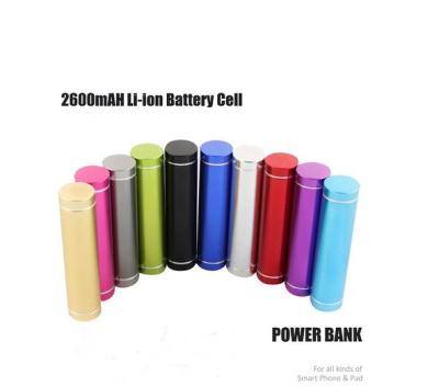 中国 軽量 2600mah 小型自在継手 usb iPhone、Samsung ギャラクシー S4 のためのバックアップ力銀行 販売のため