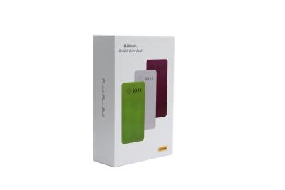 China Customize mobile battery Dual USB Power Bank 11000mAh For MP3 , MP4 players for sale