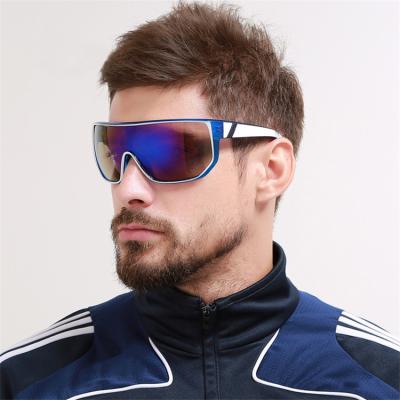 China One-Piece Oversized Colorful Men Sunglasses PC Lens New Arrivals Kenbo Eyewear Sports Sunglasses for sale