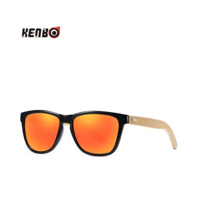 China Wooden Polarized Square Men 2021 Classic Sun Glasses Sports Frame Sunglasses Kenbo Eyewear Retro Sports Sunglasses for sale