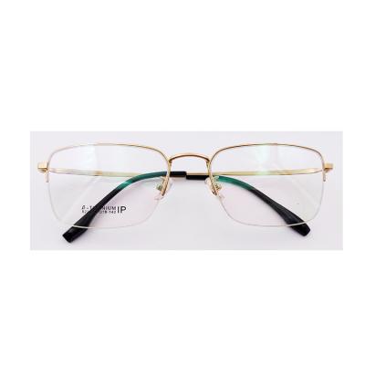 China For Kenbo Glass Eyewear 2021 Frames Vintage Titanium Glass Eyewear Half Frame Optical Glasses Prescription Glasses For Men for sale