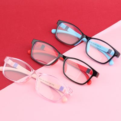 China 2020 Fashionable Design Square Tr90 Glasses Eyewear Kenbo Glasses New Arrival High Quality Kids Anti Blue Glasses for sale