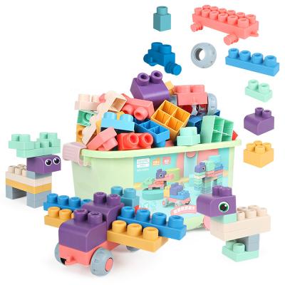 China Bady Toy Baby Early Education Making Machinery Mini Bricks Magic ABS Plastic 1*3 Cube Large Building Blocks Trooper CLC Architecture for sale