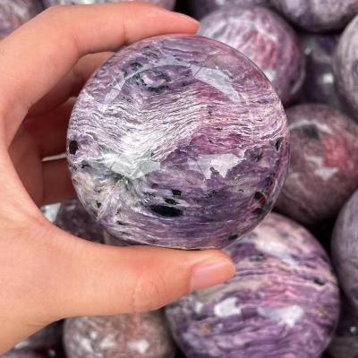 China Wholesale Natural Processing Crystal Dream Purple Quartz Ball Dragon Crystal Ball from China for sale