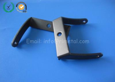 China Stainless Steel Custom Metal Stamped Parts LED Light Bracket Black Coating for sale