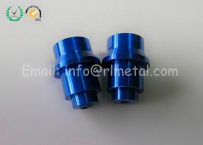 China Blue CNC Machined Electronics Spare Parts Aluminum Anodized Turning for sale