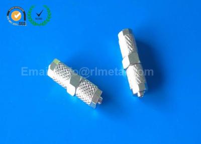 China Custom Fastener Medical Equipment Components Knurling Brass Nickle Plating Screw for sale