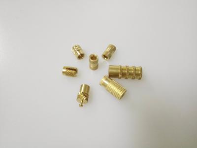 China Brass Screws CNC Knurling / Slotted Screws / Thumb Screws For Electronic Equipments for sale