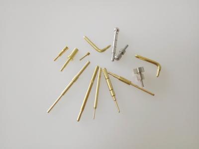 China CNC Machining High Precision Small Electronic Spare Parts Mini Brass Shafts for sale