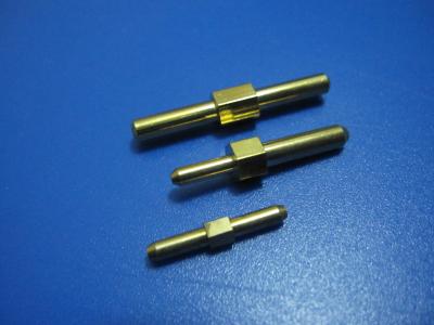 China Mechanical Precision CNC Turned Components,Brass Pins Electronic Parts, With Zinc Plating for sale