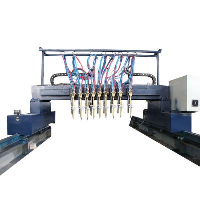 China Factory High Efficiency Automatic Gas Steel Multi Head Straight CNC Iron Sheet Cutting Machine for sale