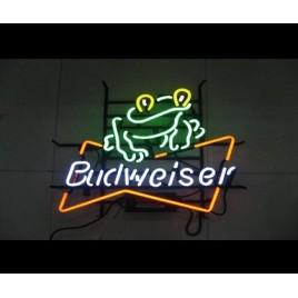 China Super Brightness Man Cave Vintage Budweiser Neon Signs With 6 Foot Power Cord for sale