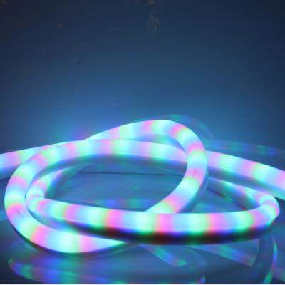 China Decorative Milky White SMD5050 IP68 Led Neon Flex Light For Building Outline for sale