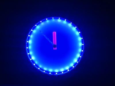 China Fashionable Polyethylene LED Color Changing Lights LED Table Alarm Clock for sale